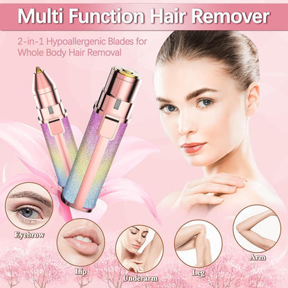 Flawless 2-in-1 Eyebrow & Facial Hair Remover