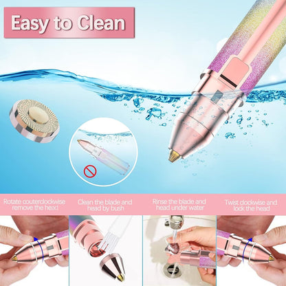Flawless 2-in-1 Eyebrow & Facial Hair Remover